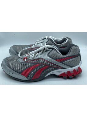 Reebok Flexride Woman’s Athletic Running Shoes RB 911 FLU Grey Pink Size 10 New